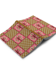 Checker Orchid Classic Layflat Notebook