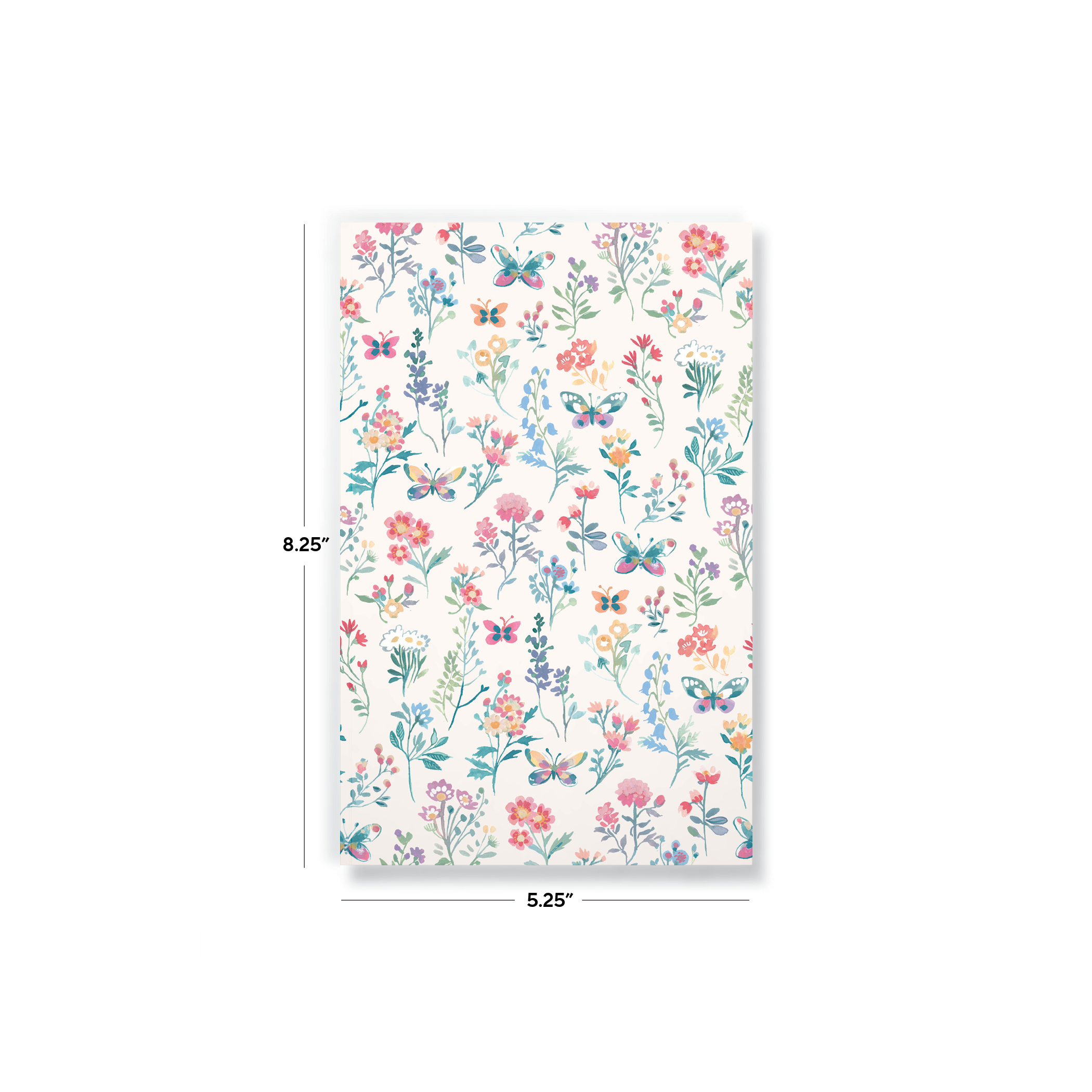 Wildflower Butterflies Layflat Notebook