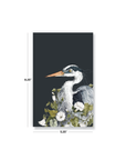 Grey Heron Layflat Classic Notebook