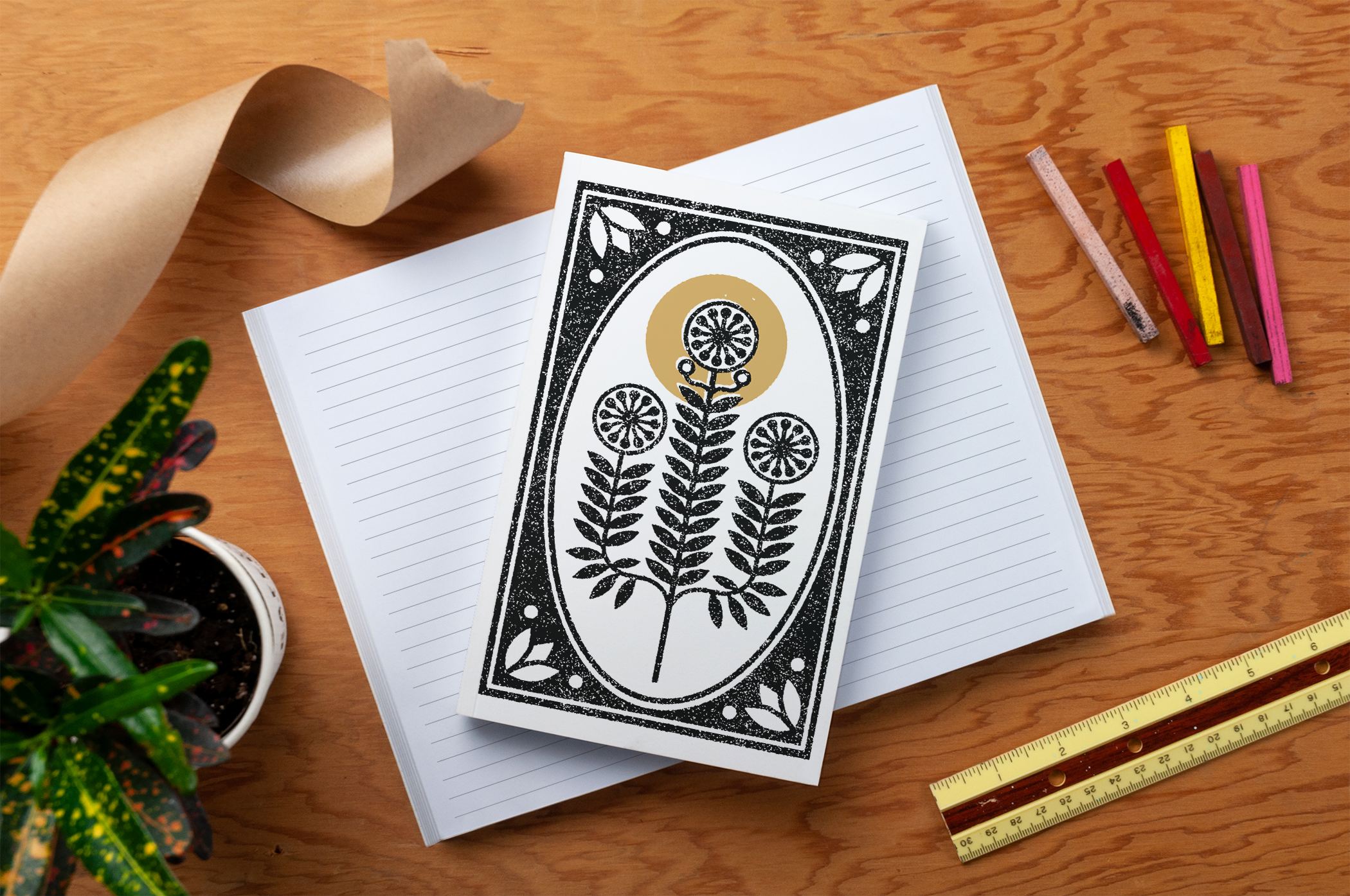 Plants Classic Layflat Notebook