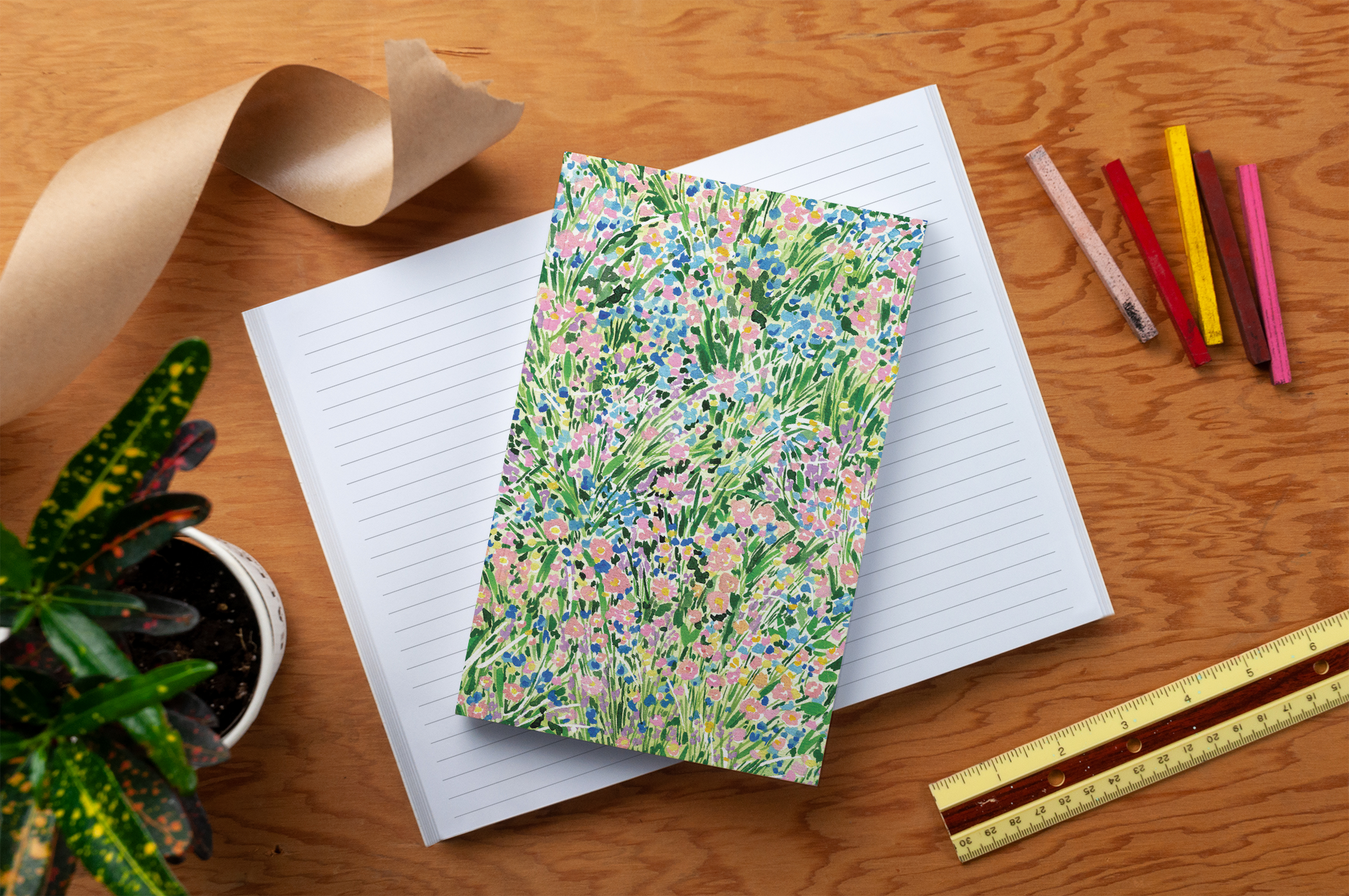Spring Wildflowers Classic Layflat Notebook