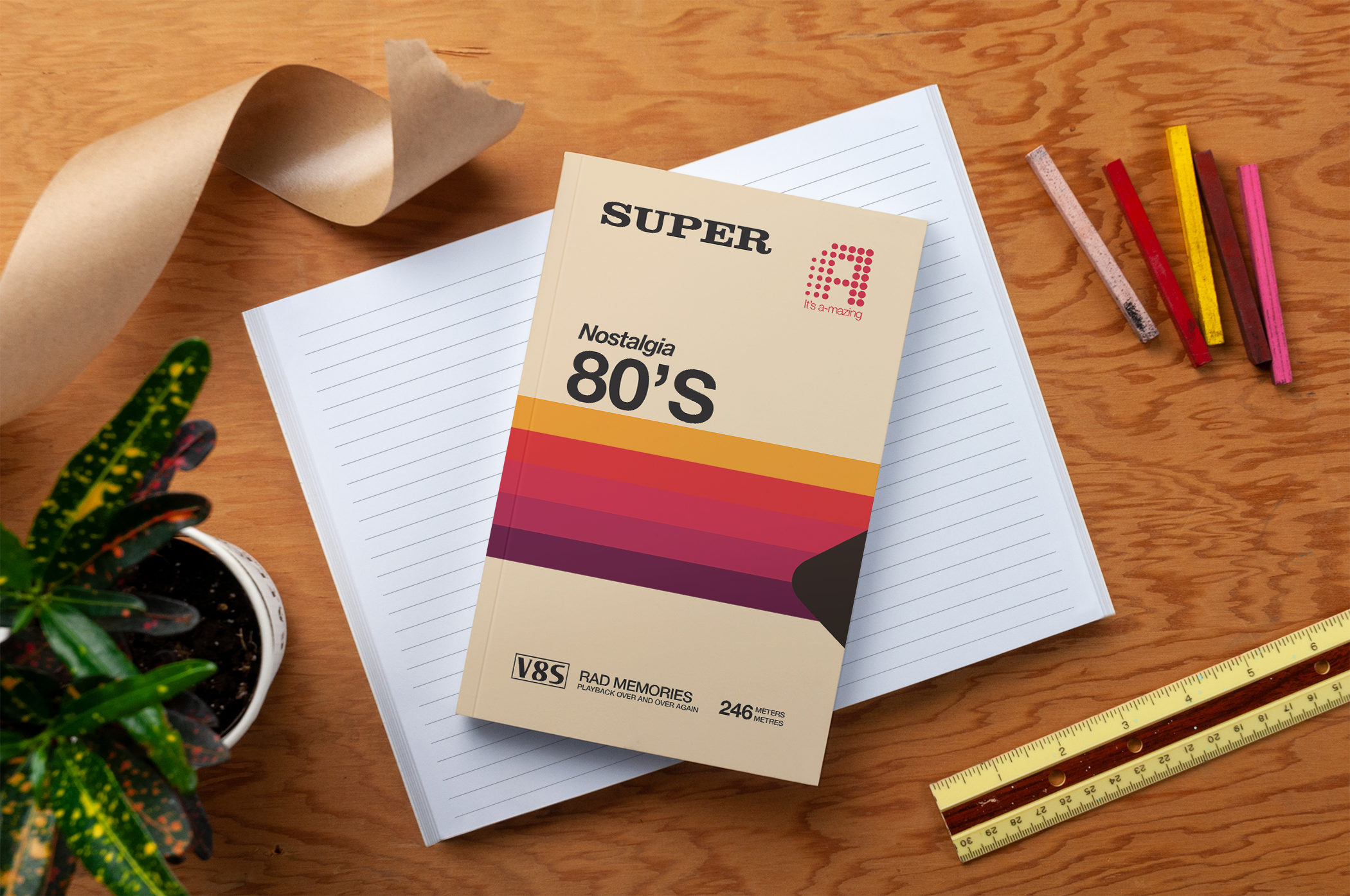 Super Tape Layflat Notebook