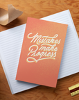 Mistakes Make Progress Notebook