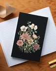 Flowers Dark Notebook
