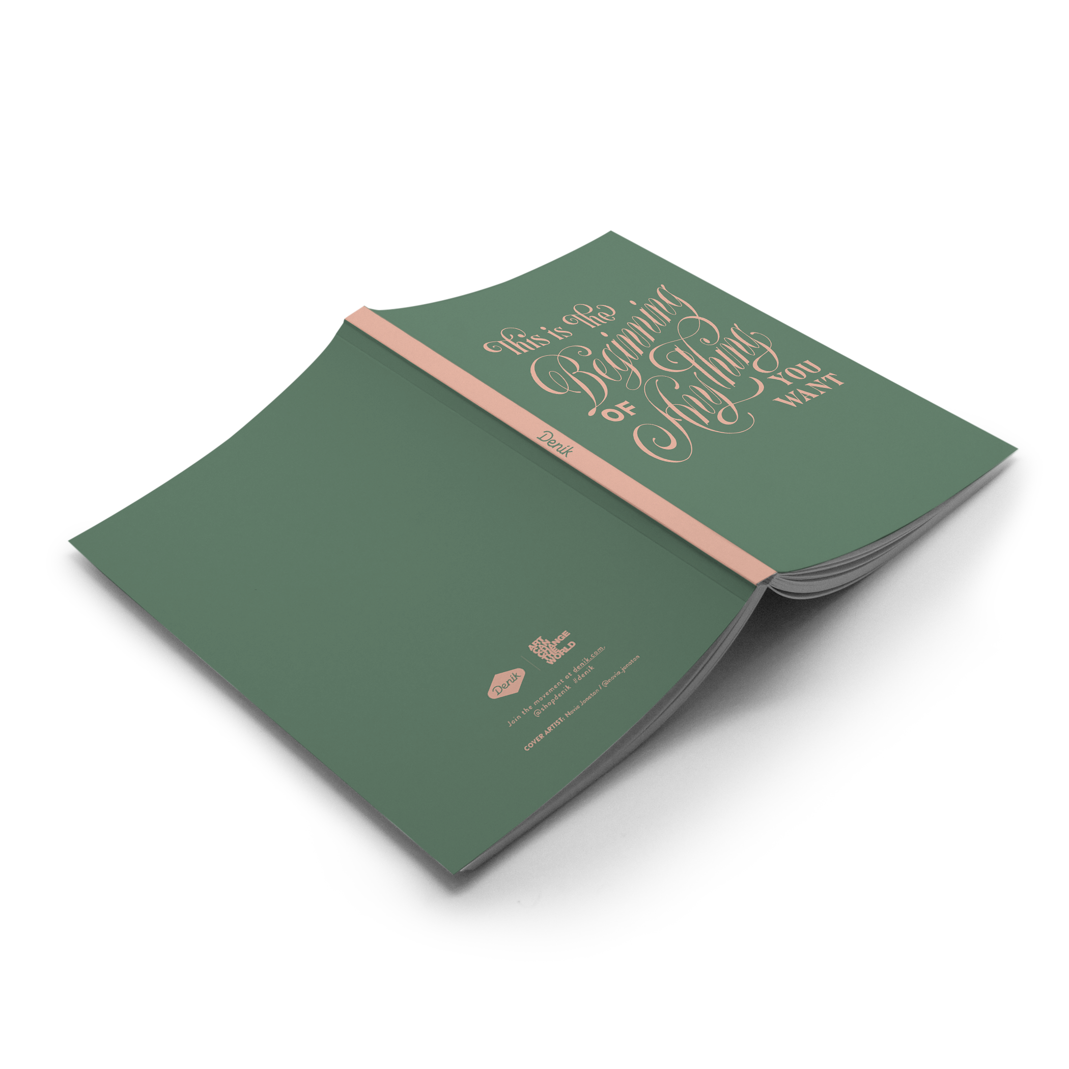 Two Vertical Hardcover Book Mockup (5,25x8 in)