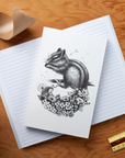 Chipmunk & Wildflowers Notebook