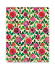 Hand Print Blooms Large Layflat Notebook