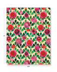 Hand Print Blooms Large Layflat Notebook