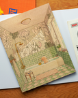 Green Bath Large Layflat Notebook