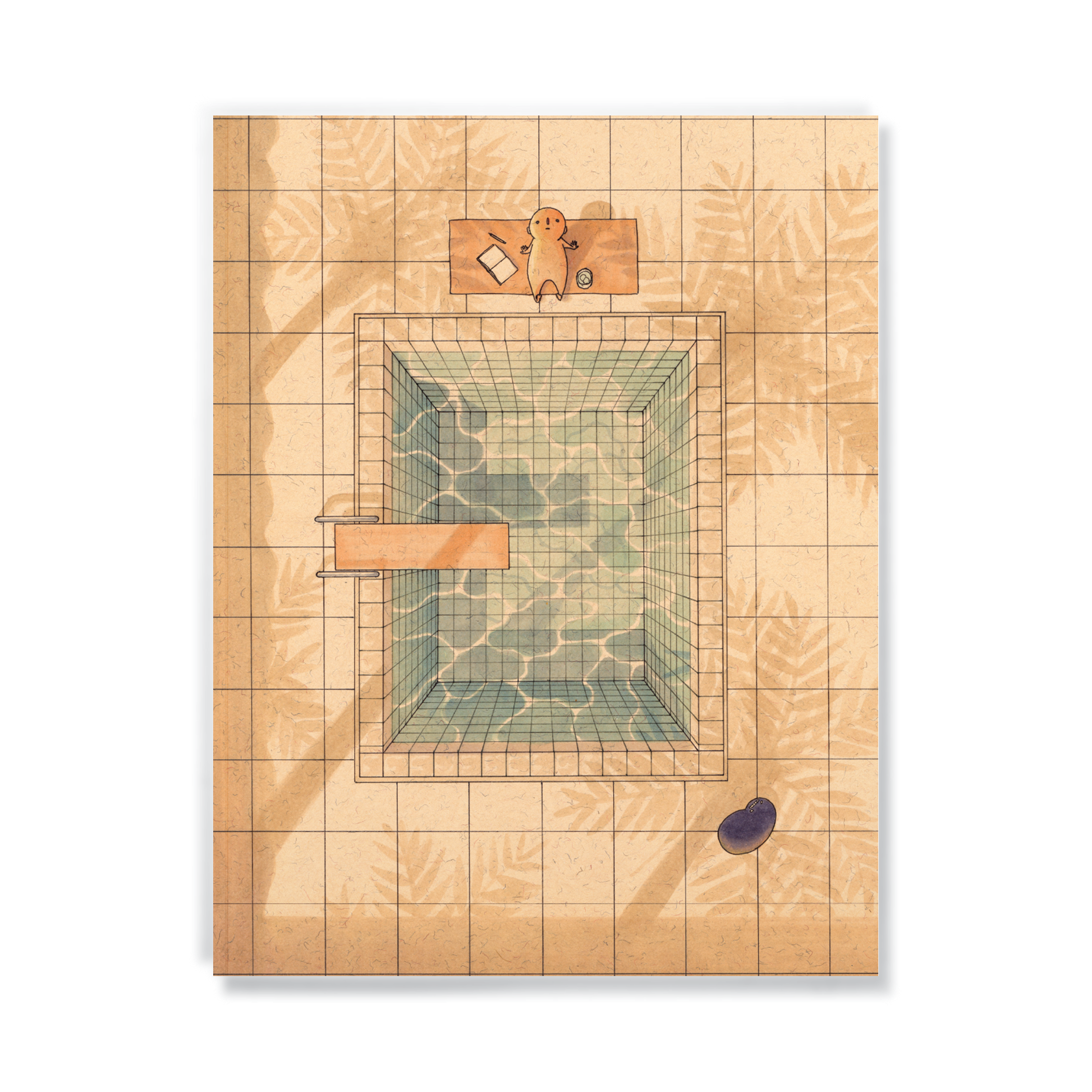 Palm Shadows Large Layflat Notebook