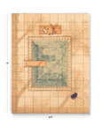 Palm Shadows Large Layflat Notebook