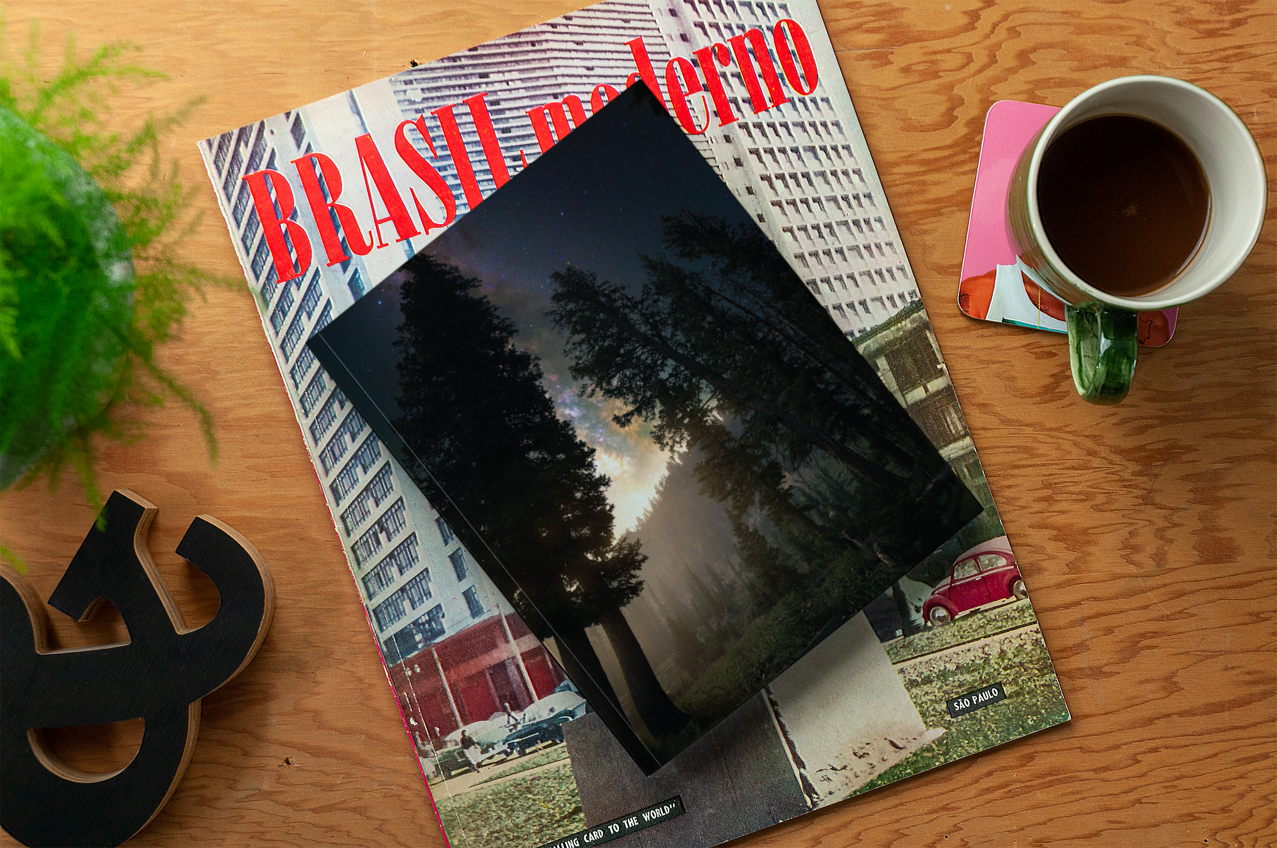 Towering Trees Medium Layflat Notebook