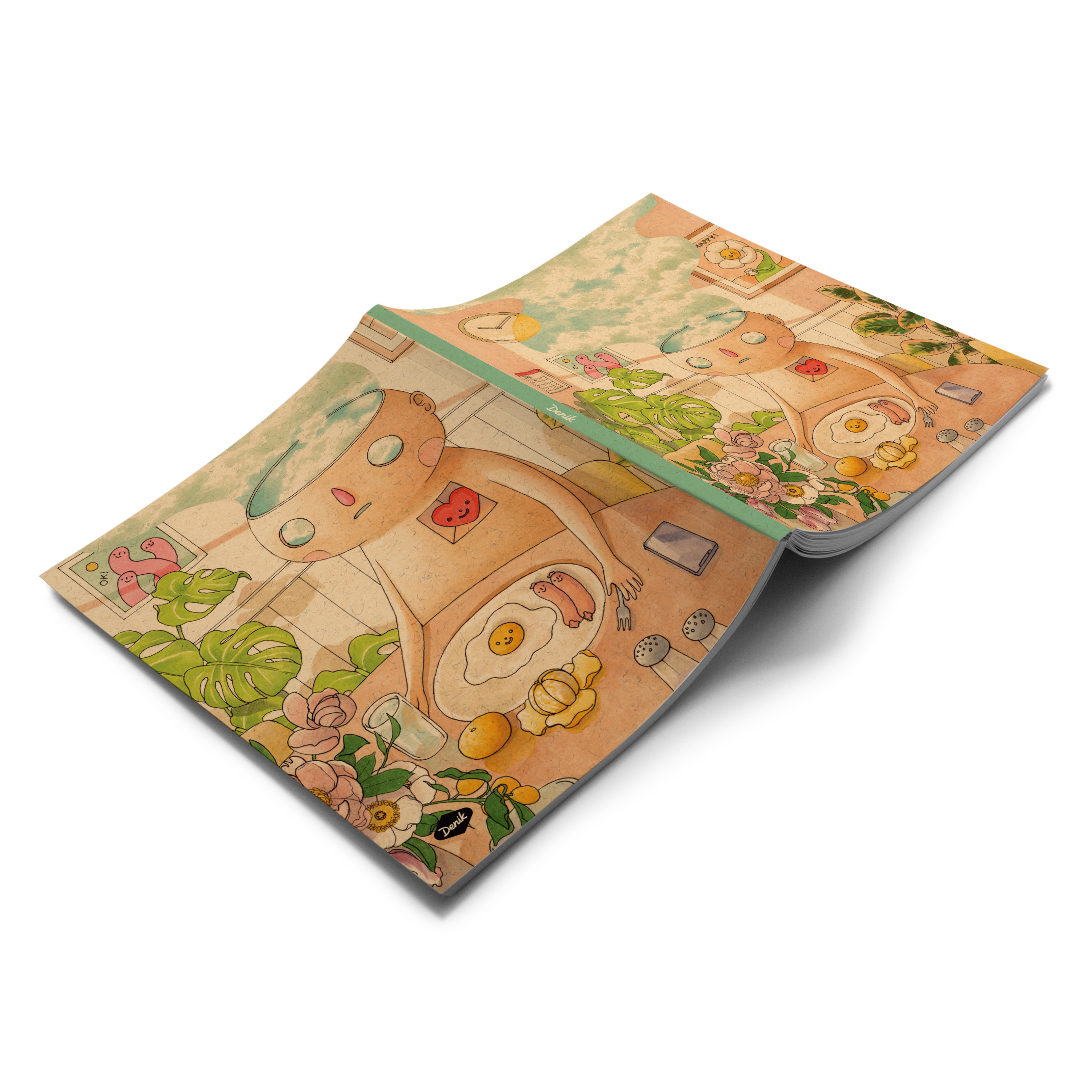 Happy Medium Layflat Notebook