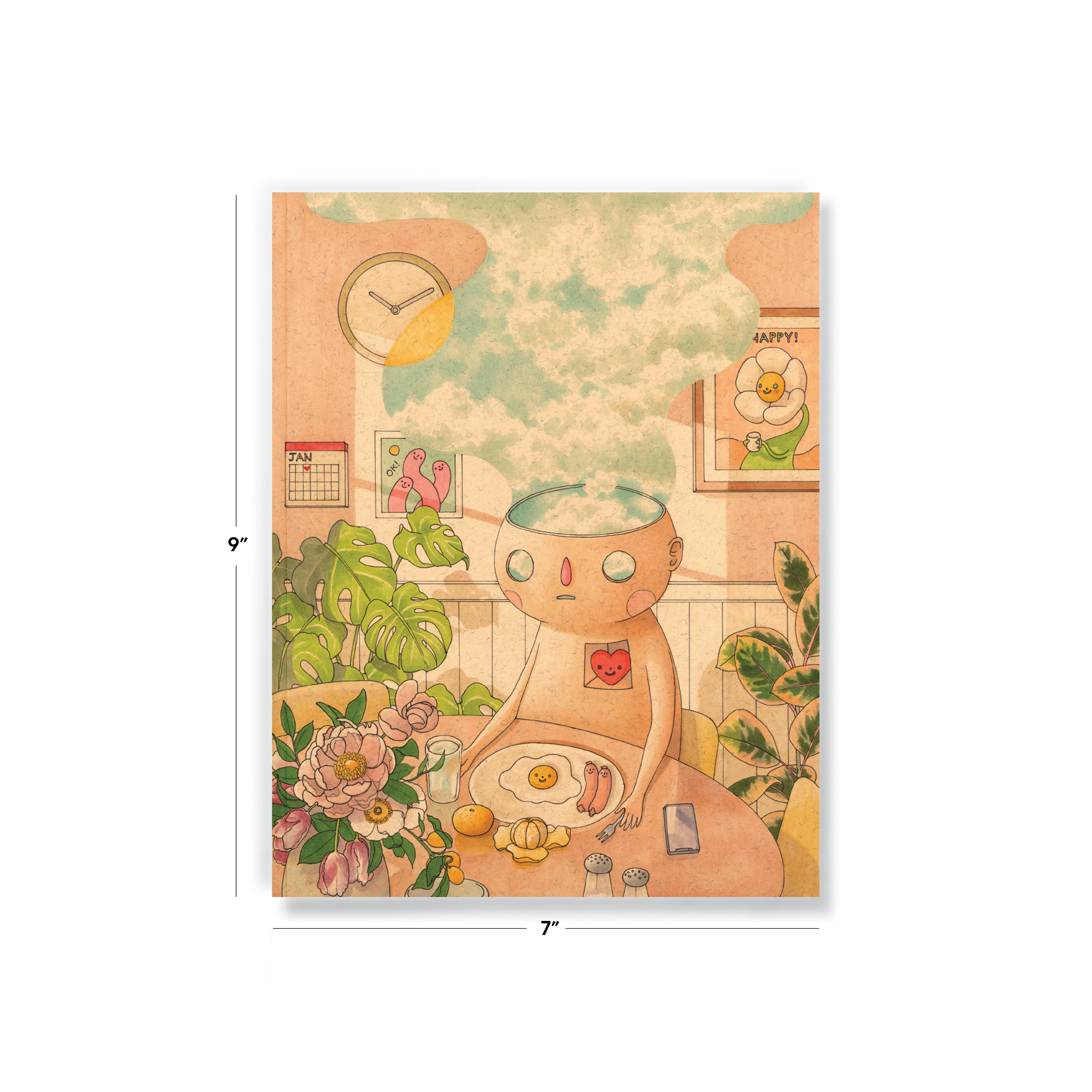 Happy Medium Layflat Notebook