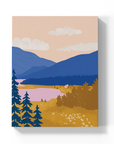 Mountain Majesty Medium Layflat Notebook - Mixed Media