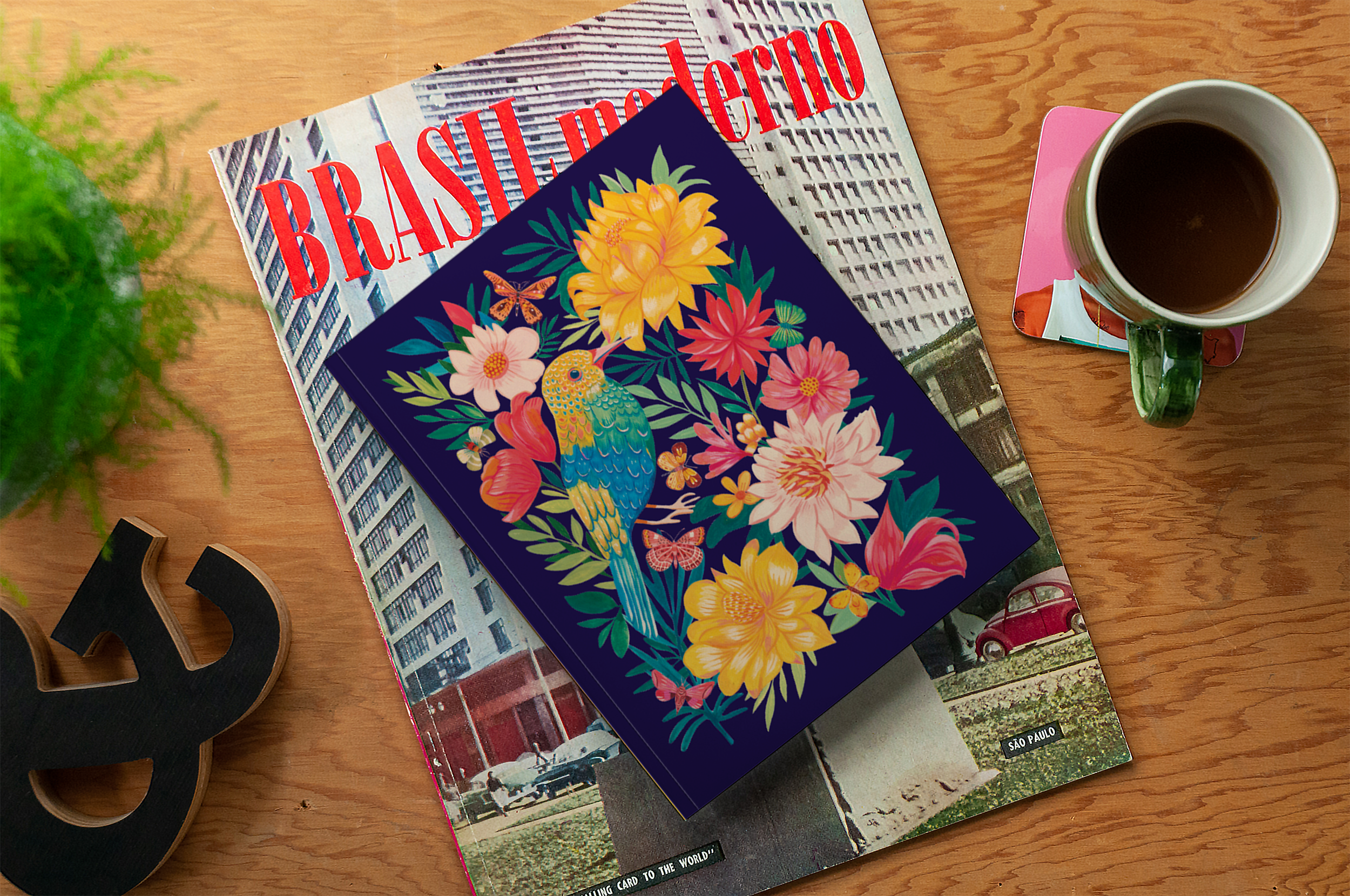 Garden of Wings Medium Layflat Notebook