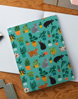 Plant Kitties Medium Layflat Notebook