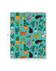 Plant Kitties Medium Layflat Notebook