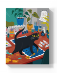 Art Cat Medium Layflat Notebook - Mixed Media