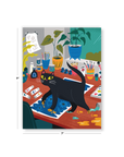 Art Cat Medium Layflat Notebook
