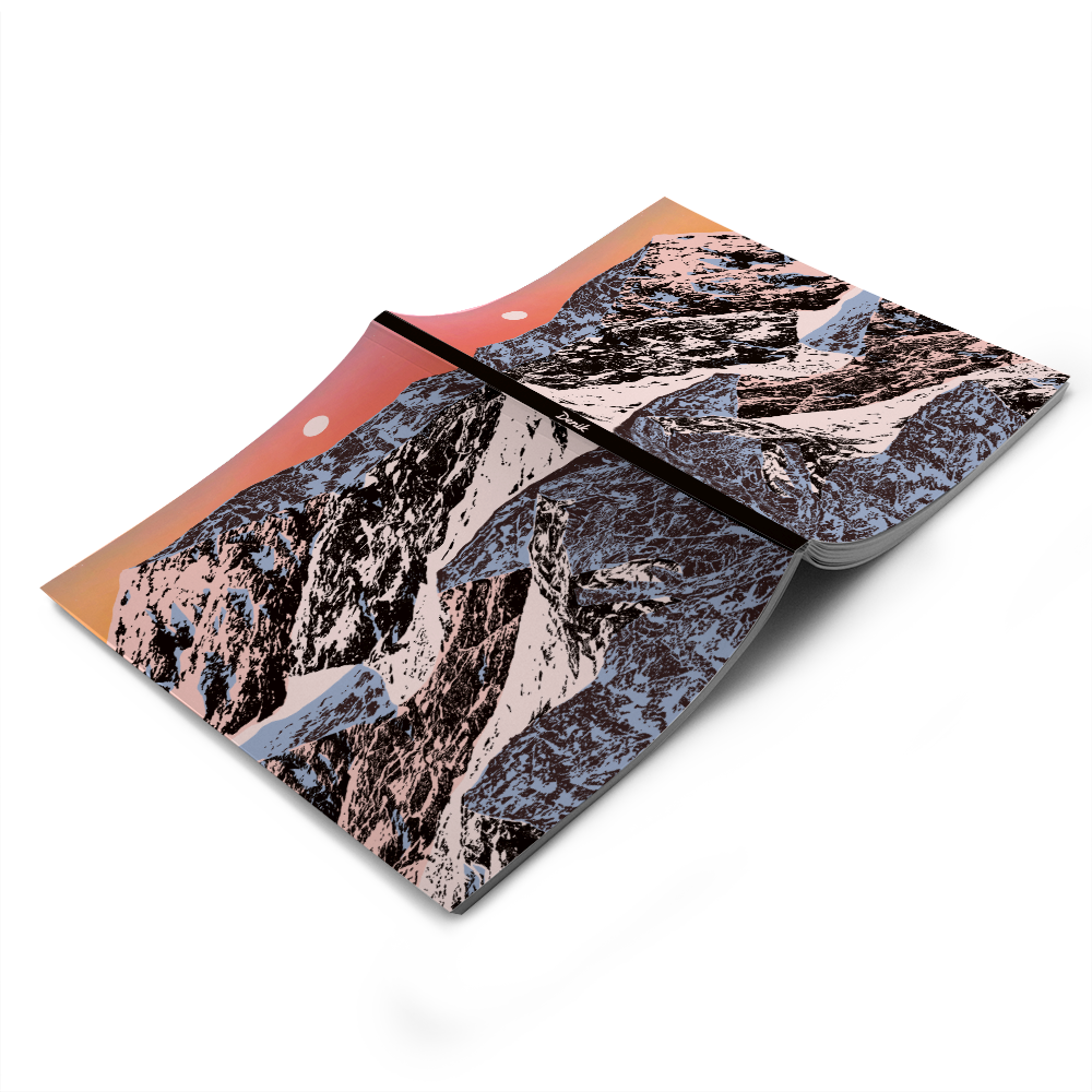 Sunset Mountain Medium Layflat Notebook