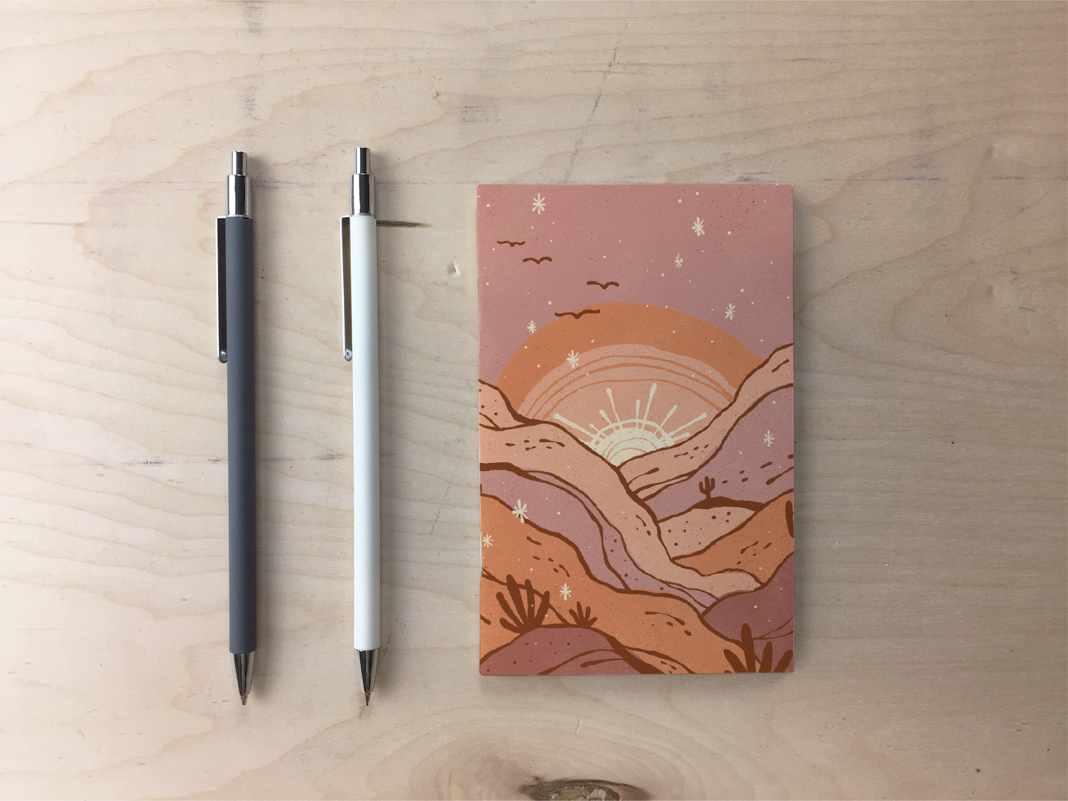 Desert Sunset Pocket Notebook