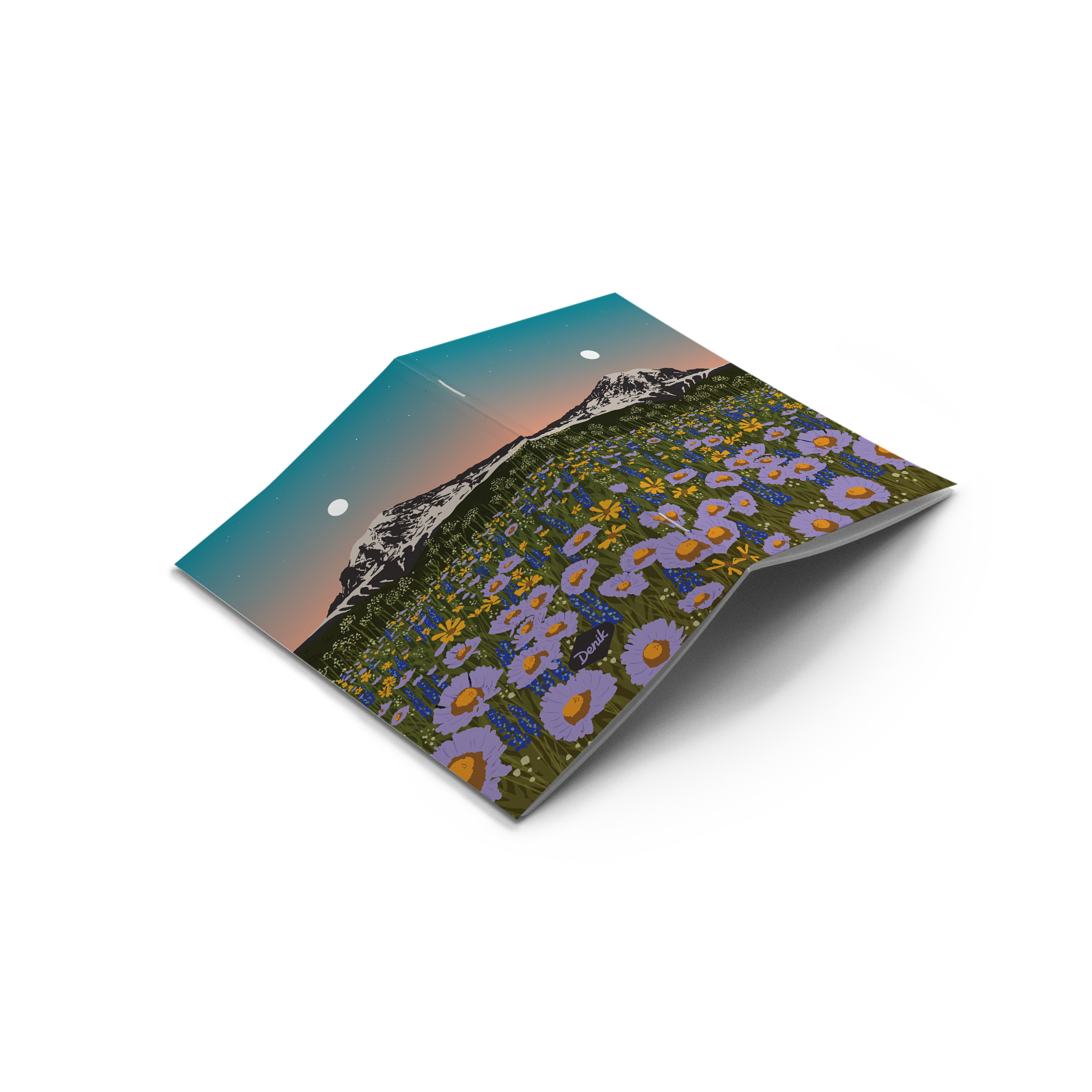 Mountain Flowers Pocket Notebook