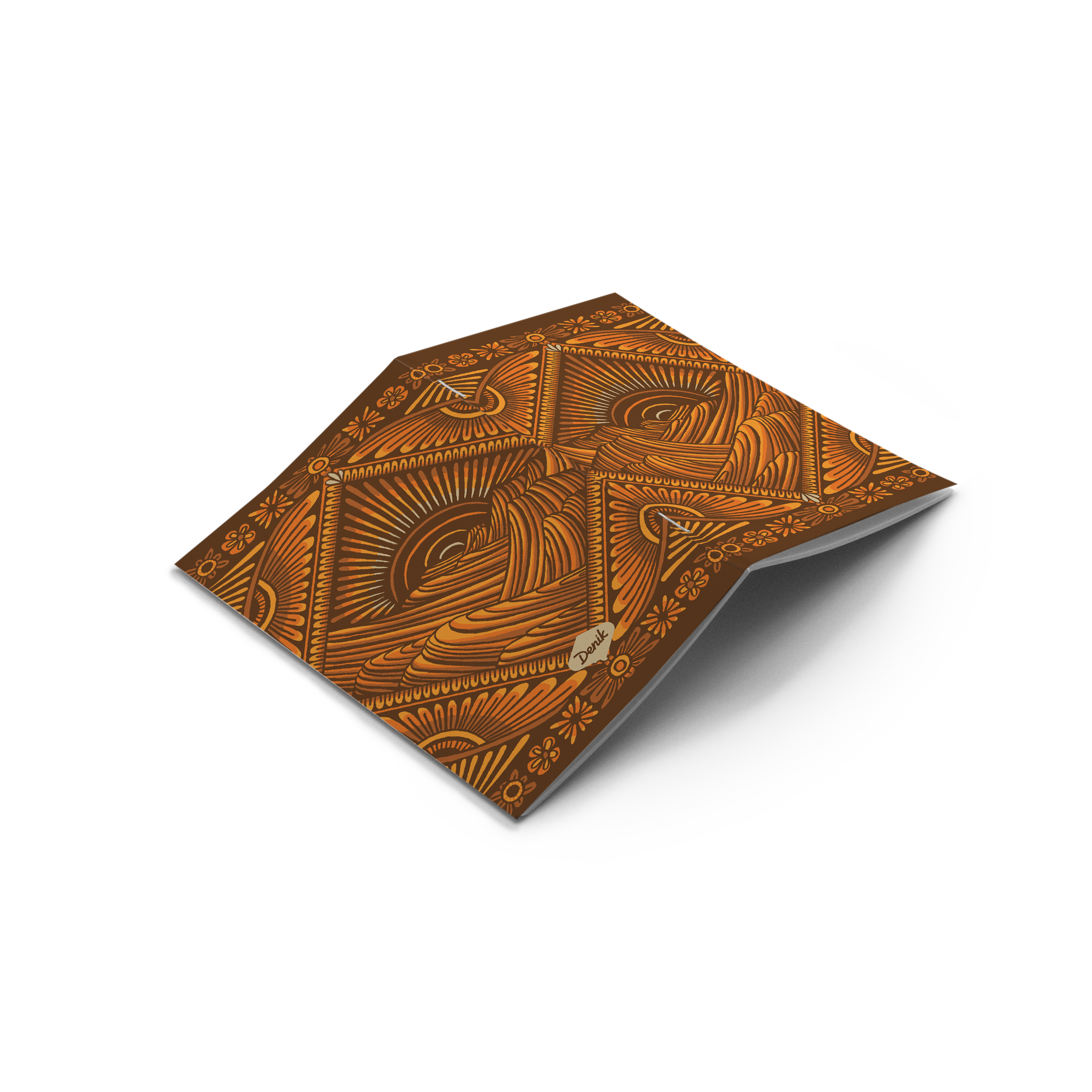 Golden Peaks Pocket Notebook