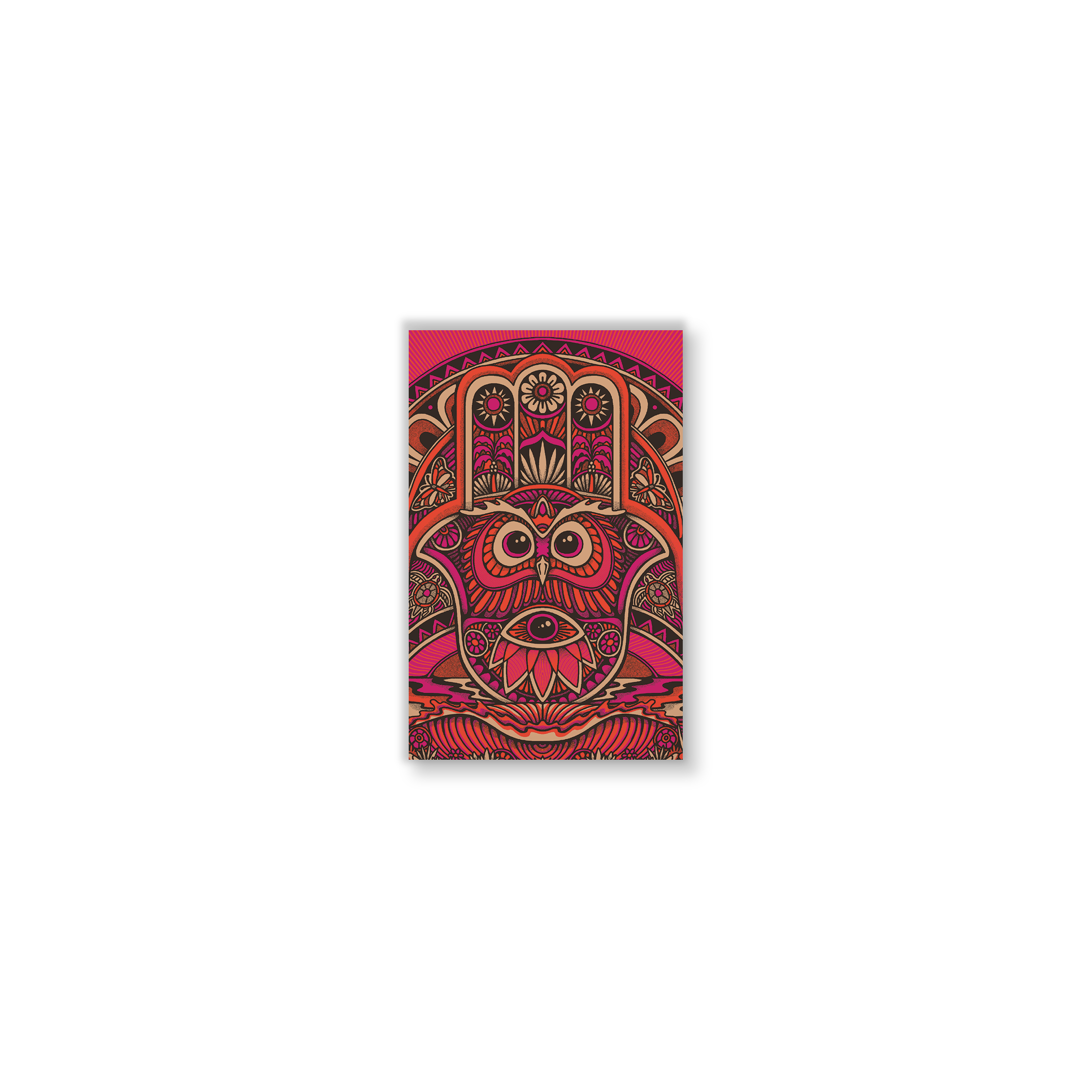 Hamsa Owl Pocket Notebook