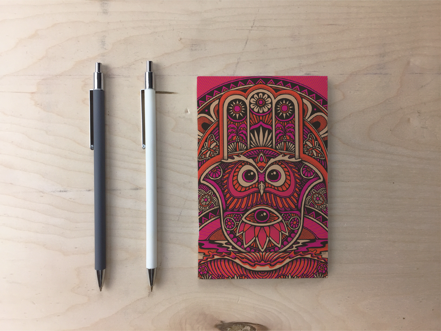 Hamsa Owl Pocket Notebook