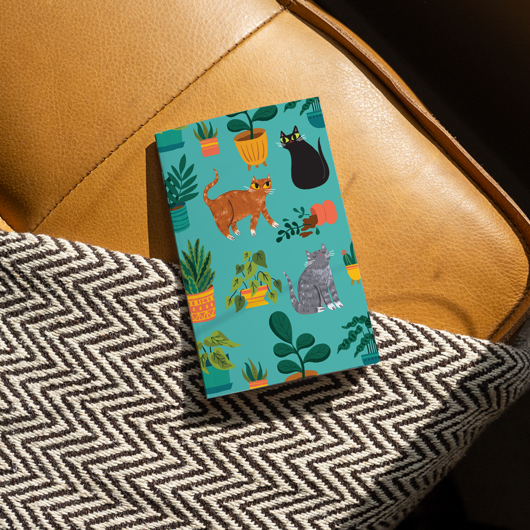 Plant Kitties Pocket Notebook