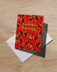 HBD Strawberry Candy Soft Touch Greeting Cards (6-Pack)