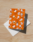 Ghost Treat Soft Touch Greeting Cards (6-Pack)