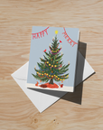 Happy Merry Soft Touch Greeting Cards (6-Pack)