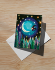 Moonlit Owl Soft Touch Greeting Cards (6-Pack)