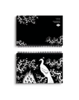 Albino Peacock Wire-O Hardcover Undated Planner