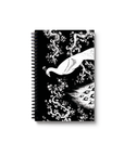 Albino Peacock Wire-O Hardcover Undated Planner