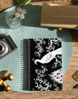 Albino Peacock Wire-O Hardcover Undated Planner