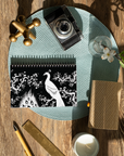 Albino Peacock Wire-O Hardcover Undated Planner