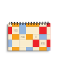Mondrian Grid Classic Wire-O Undated Planner