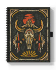 Desert Skull Medium Wire-O Spiral Notebook