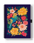 Garden of Wings Medium Wire-O Spiral Notebook