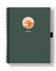 Mountain Peak Light Medium Wire-O Spiral Notebook