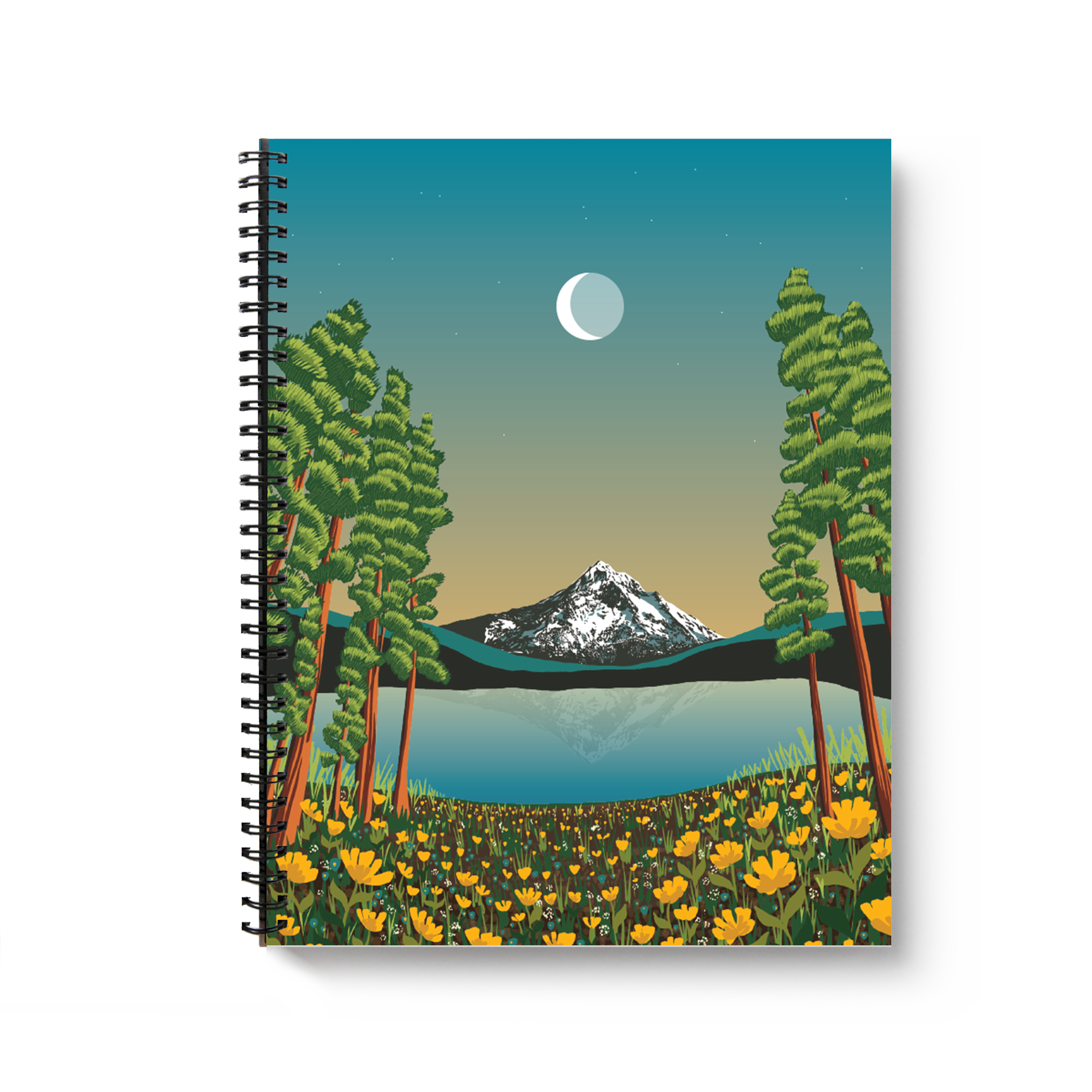 Ponderosas Medium Wire-O Spiral Notebook