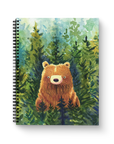 Brown Bear Medium Wire-O Spiral Notebook