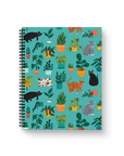Plant Kitties Medium Wire-O Spiral Notebook