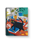 Art Cat Medium Wire-O Spiral Notebook