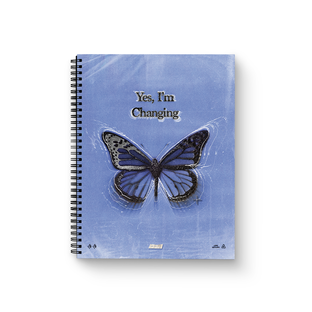 Yes I'm Changing Medium Wire-O Spiral Notebook
