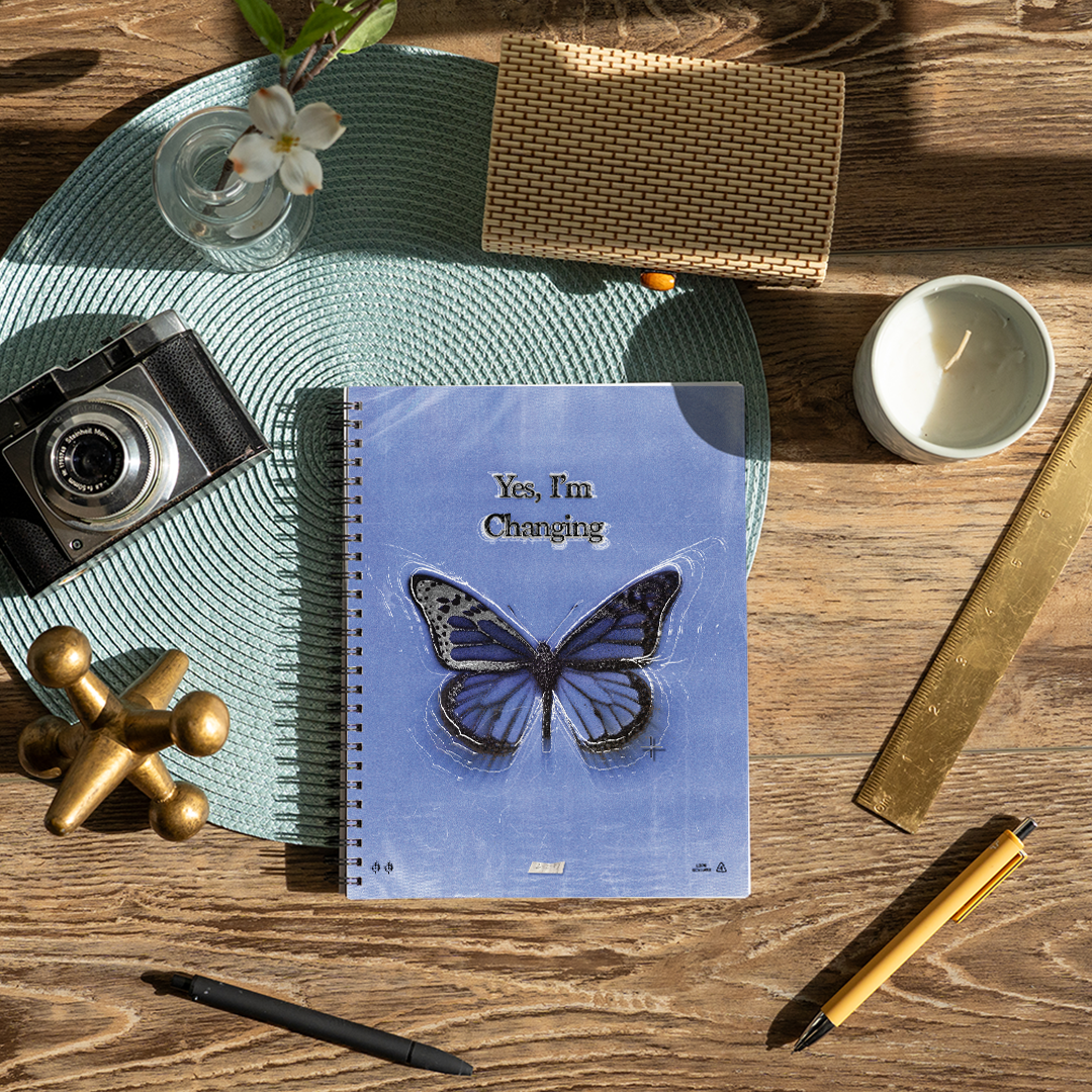 Yes I'm Changing Medium Wire-O Spiral Notebook