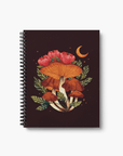 Midnight Mushroom Medium Wire-O Notebook